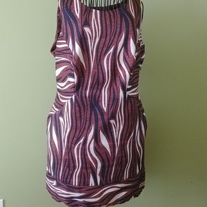 "BIANCA NYGARD" SIZE 12P DRESS, 100% Polyester with zipper on left side